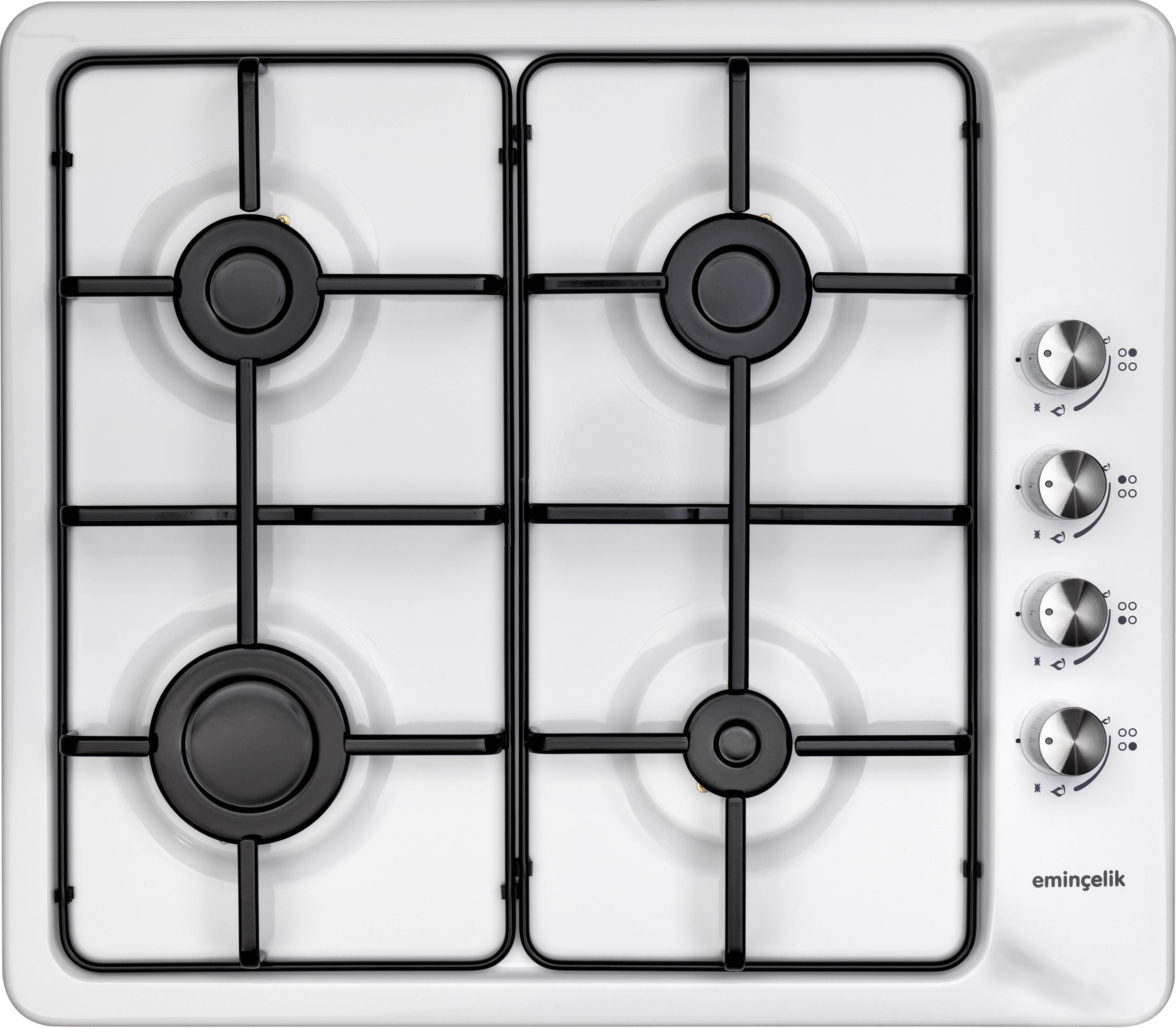 Ankastre Beyaz Emaye Ocak