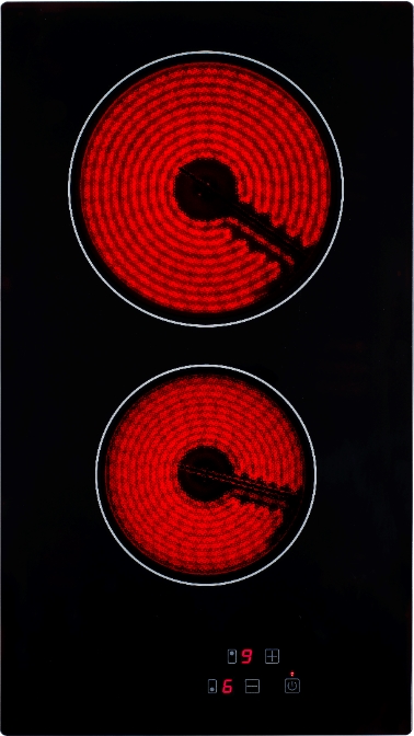 Ankastre Domino Vitro Seramik Ocak Dokunmatik Kontrol