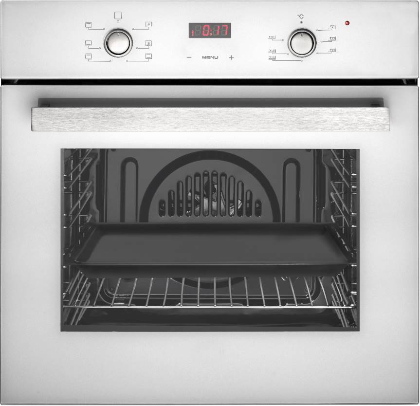 6 Programlı Dijital Beyaz Ankastre Fırın