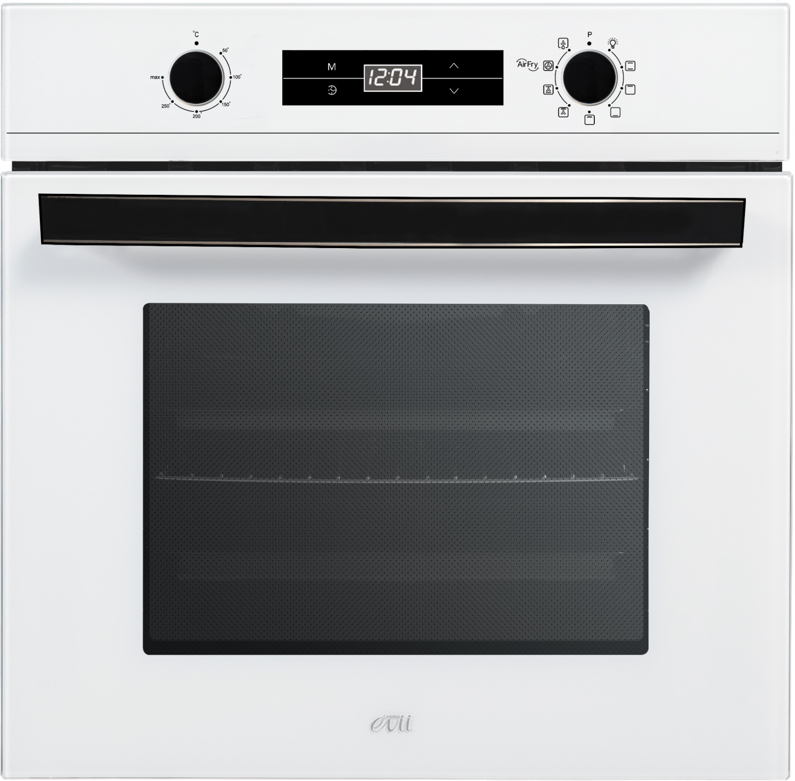 9 programlı AİR FREYER özellikli beyaz ankastre fırın